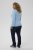 Kaffe Curve Jilanda V-Neck Pullover Blue - Truien & knitwear - 