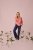 Kaffe Curve Jilanda V-Neck Pullover Red - Truien & knitwear - 