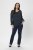 Kaffe Curve Ami Lange mouw Blouse Midnight marine - T-shirts - 