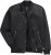 JP1880 College Jacket Scuba Fabric with Zipper Black - Jassen - Grote Maten Herenjassen