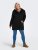 Only Carmakoma Sedona Light Coat Black - Wintermantels - Winterjassen in grote maten
