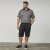 North Latitude 61146 Klassieke Comfort Fit Shorts Zwart - Joggingbroeken & shorts - Joggingbroeken & Shorts Heren Grote Maten