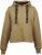 Nora Mikken GERTRUD Cropped Hoodie Camel - DAMESKLEDING XS-XXL - 
