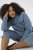 Kaffe Curve Vilana Denim Jacket Washed Blue - Spijkerjassen - 