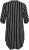 Kaffe Curve Milana Shirt Jurk Zwart / Chalk streep - Kleedjes - 