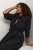 Kaffe Curve Emina Oline Jurk Diepzwart - Kleedjes - 