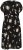 Kaffe Curve Jenna Jurk Zwart/Brown Flower print - Kleedjes - 