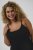 Kaffe Curve Jena Bandjes Jurk Diepzwart - Kleedjes - 