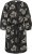 Kaffe Curve Kimmie Dress Black Chalk Embroidery - Midi jurken - 