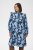 Kaffe Curve Sasja Jurk Blue Snake Flower - Kleedjes - 