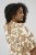 Kaffe Curve Marla Dress Oak Chalk Leaf - Midi jurken - 
