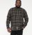 D555 Destin Checked Long Sleeve Shirt Black/Tan Check - Overhemden met lange mouwen - 