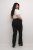 Kaffe Curve Jenna Uitlopende legging Diepzwart - Jeans & Broeken in Grote Maten – Plus Size - 