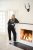 Kaffe Curve Jenna Uitlopende legging Diepzwart - Jeans & Broeken in Grote Maten – Plus Size - 