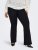 Only Carmakoma Pever Flared Pants Black - Broeken - 
