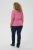 Kaffe Curve Minia Pullover Pink Power Melange - Gebreide truien - 