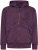 Kam Jeans 7082 Garment DYE with Zipper Hoodie Purple - Sweaters & hoodies - Sweaters & Hoodies Grote Maten Heren