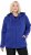 Ulla Popken Sweater Knit Fleece Hoodie Capri Blue - Sweaters & hoodies - 