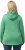 Ulla Popken Melange Knit Fleece Lined Hoodie Spring Green - Sweaters & hoodies - 