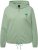 Ulla Popken Drawstring Hem Zip-Up Hoodie Light Green - Sweaters & hoodies - 