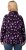 Ulla Popken Floral Print Drawstring Collar Hoodie Black - Sweaters & hoodies - 
