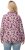 Ulla Popken Floral Print Drawstring Collar Hoodie Vanilla - Sweaters & hoodies - 