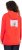 Ulla Popken Back Print Kangaroo Pocket Hoodie Hibiscus Red - Sweaters & hoodies - 