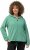 Ulla Popken Drawstring Hem Two-Tone Knit Hoodie Emerald Green - Sweaters & hoodies - 