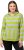 Ulla Popken Mixed Stripe Long Sleeve Hoodie Apple Green - Sweaters & hoodies - 