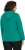 Ulla Popken Face Graphic Long Sleeve Hoodie Emerald Green - Sweaters & hoodies - 