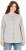 Ulla Popken Cable Knit Long Sleeve Hoodie Light Grey Melange - Sweaters & hoodies - 