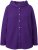 Ulla Popken Cable Knit Long Sleeve Hoodie Deep Violet - Sweaters & hoodies - 