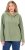Ulla Popken Teddy Plush Long Sleeve Hoodie Sage Green - Sweaters & hoodies - 