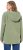 Ulla Popken Teddy Plush Long Sleeve Hoodie Sage Green - Sweaters & hoodies - 