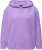 Ulla Popken Teddy Plush Long Sleeve Hoodie Pale Lilac - Sweaters & hoodies - 