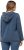 Ulla Popken Raw Hem Long Sleeve Hoodie Night Blue - Sweaters & hoodies - 