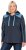 Ulla Popken Waffle Pique Contrast Color Hoodie Navy - Sweaters & hoodies - 