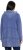 Ulla Popken Tiered Flounce Panel Zip Up Hoodie Atlantic Blue - Sweaters & hoodies - 