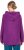 Ulla Popken Fleece Sweatshirt Hoodie Aubergine - Sweaters & hoodies - 