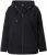 Ulla Popken Eyelet Embroidered Zip-Up Hoodie Black - Sweaters & hoodies - 