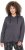 Ulla Popken Snake Detail Zip-Up Hoodie Graphite Grey - Sweaters & hoodies - 