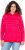 Ulla Popken Oversized Striped Long Sleeve Hoodie Lychee - Sweaters & hoodies - 