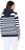 Ulla Popken Oversized Striped Long Sleeve Hoodie Ink Blue - Sweaters & hoodies - 
