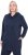 Ulla Popken Contrast Piping Zip-Up Hoodie Navy - Sweaters & hoodies - 