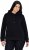 Ulla Popken Relaxed Fit Long Sleeve Hoodie Black - Sweaters & hoodies - 