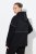 Ulla Popken Mix Fabric Reflective Trim Zip Hoodie Black - Sweaters & hoodies - Warme Sweatshirts, Hoodies & Truien