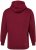 JP1880 Hoodie with Embroidery Aubergine - Sweaters & hoodies - Sweaters & Hoodies Grote Maten Heren