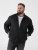 D555 Kent Elastic Rib Hem & Cuffs Harrington Jacket Black - Jassen - Grote Maten Herenjassen
