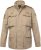 JP1880 Field Jacket with Badges Vintage Look Dark Beige - Jassen - Grote Maten Herenjassen