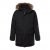 Men Plus Parka With Fur Hood Black - Jassen - Grote Maten Herenjassen